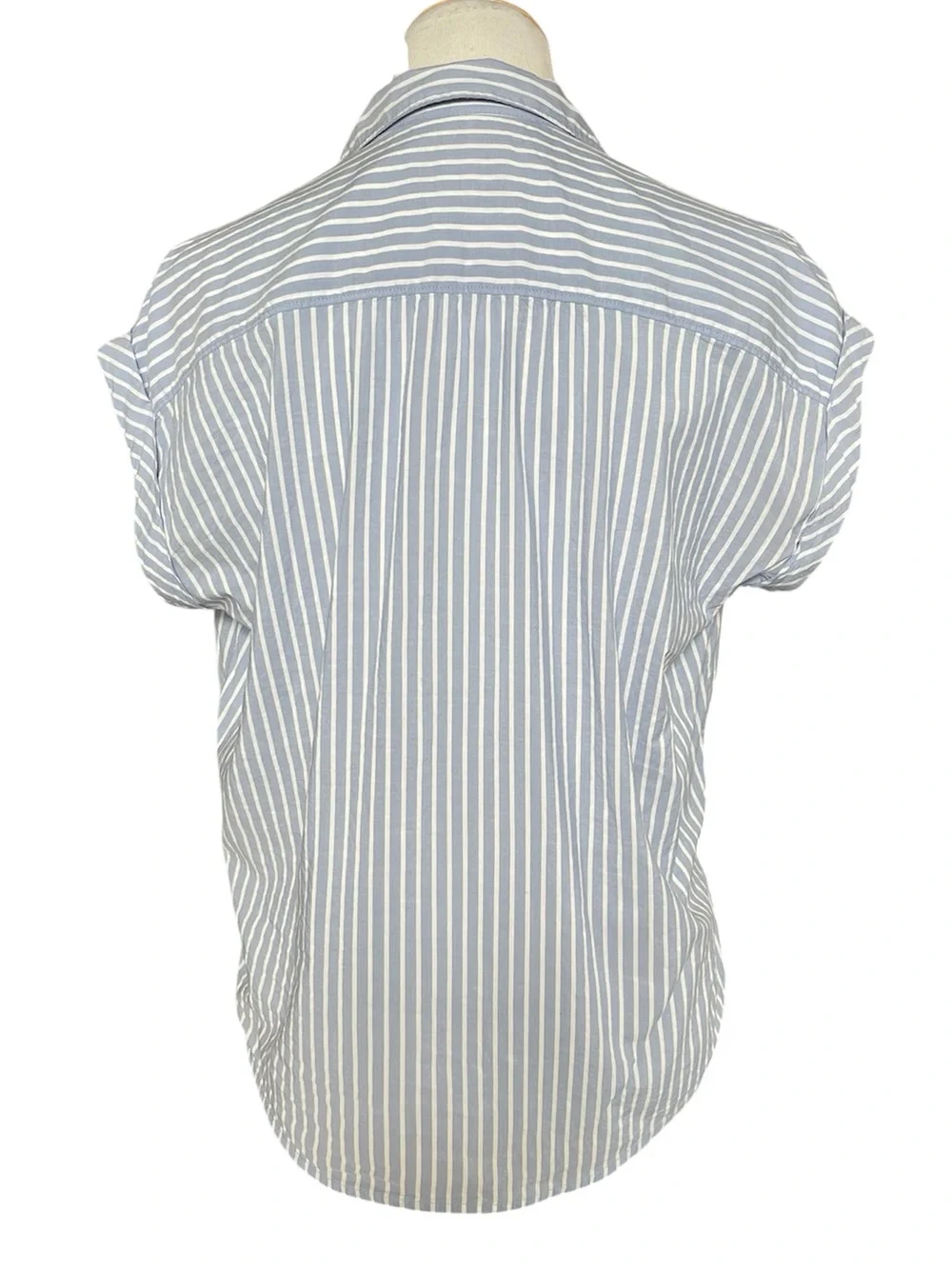 Abercrombie & Fitch button down poplin stripe shirt - Picture 6 of 8